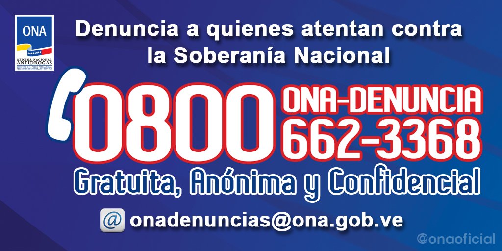 snantidrogas_ve's tweet photo. ¿Buscas asesoría en prevención del consumo de drogas? Llámanos a través de la línea telefónica 0800-ONADENUNCIA (0800-6623368) https://t.co/A4MeXG2o82