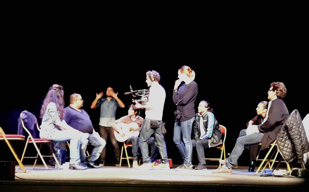 Répétitions pour la pièce de théâtre El Duende de B.Barou Crossman#ensayos #teatro #flamencos #Montpellier #action #elduende #baile