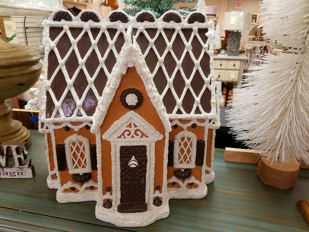AccentsonMain's tweet photo. Take home this ginger bread dream house and have it for years to come! Only $125
#gingerbreadhouse #gingerbreadhome #holidaydecor #decor https://t.co/cjDzJm5Blq