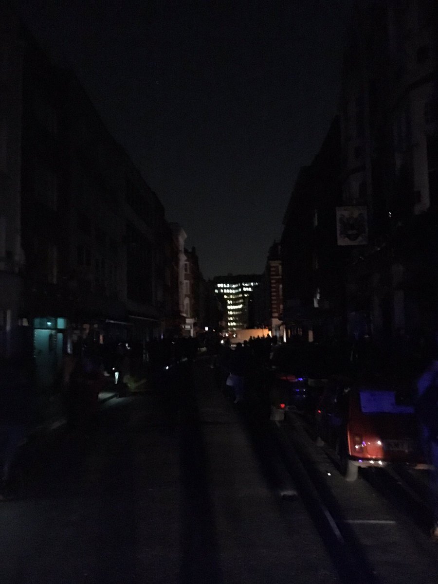 A #blackout won't stop the gays. Old Compton Street on #blackfriday