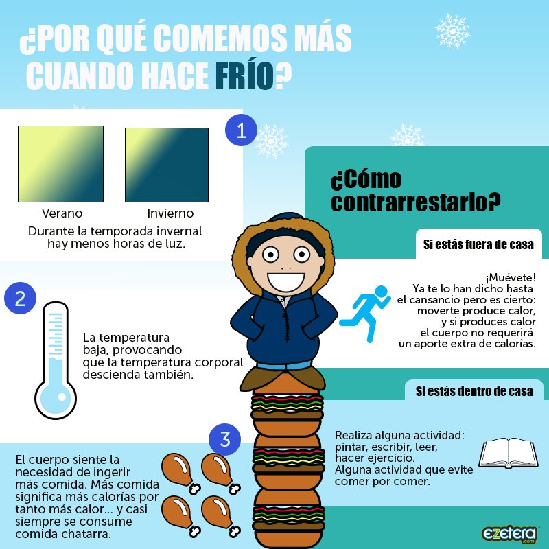 ¡Pero qué sabroso es comer en estos días fríos!