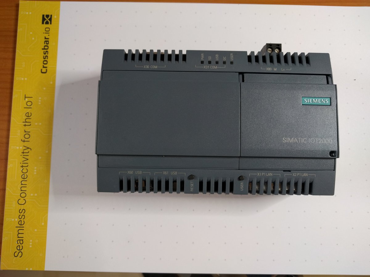 crossbario's tweet photo. Siemens #SIMATIC #IOT2040 - we're thrilled by this hardware. Awesome #IoT gateway device. Well done @Siemens! https://t.co/IoVaCZ157j
