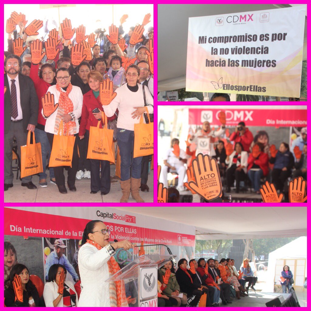SEPICDMX's tweet photo. .@rosaicela_CDMX en jornada vs la violencia hacia las mujeres y niñas de #ZonaRuralCDMX #HeForShe #DíaNaranja https://t.co/WNBxsSf3ry