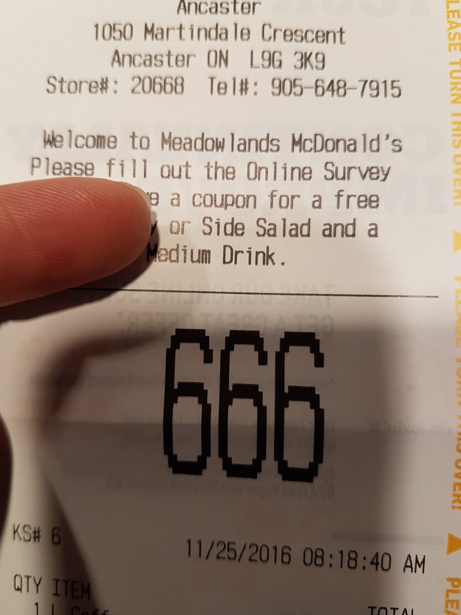 SeS_Eclipse's tweet photo. I think @McD_Canada is trying to curse me. XD https://t.co/7YuJaF5UbK