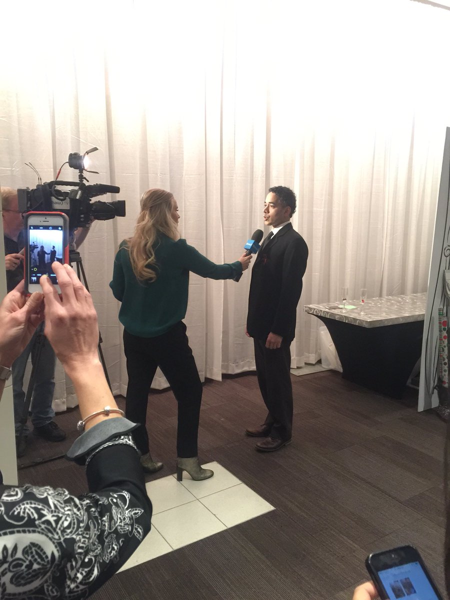 YEGFOT's tweet photo. Dr. Jeerakathil, part of the team behind #CanadasFirst Stroke Ambulance, being interviewed by @ShawTVEdm #YEGFOT https://t.co/smWRYVG69G