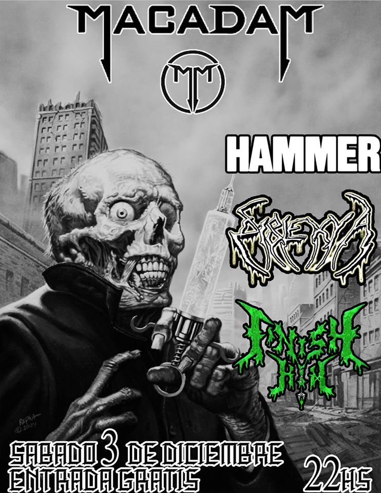 HammerArgentina's tweet photo. próxima fecha sábado 3 de diciembre en #macadam junto a #finishhim y #dislexya https://t.co/czMQSLeTtW