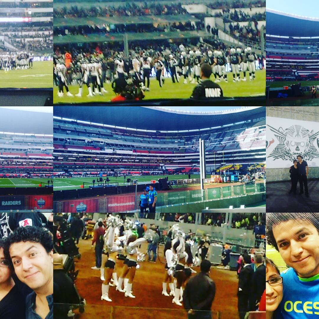 amaromx88's tweet photo. #NFL #RAIDERS #TEXANOS #MONUMENTAL #ESTADIOAZTECA #TRABAJO #PORRISTAS #MISEGUNDACASA #FUTAMERICANO #VISTA #EXCELENTECOMPAÑIA 😉😎👍✌🎉🎊🍻🌮 https://t.co/jZvhUtKeW4