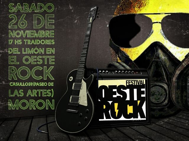 traidoreslimon's tweet photo. MAÑANA SAB 26/11 A LAS 16:30 HS GRAN FECHA GRAN EN EL OESTE ROCK. LOS ESPERAMOS! https://t.co/E8qbL7ANoO