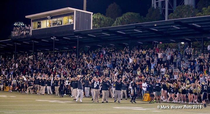 bopuckett's tweet photo. The REAL Black Friday party is at Dad's Stadium tonight! #plantnation #12thman #themission #beatviera #goldrush https://t.co/sy4Qhpf6sk