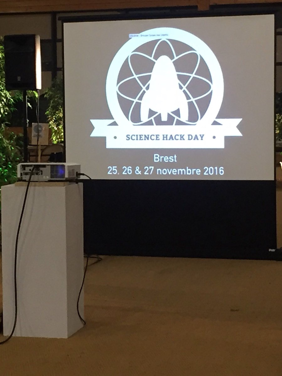 Mastrogiovanni3's tweet photo. Science Hack Day ça commence ce soir à Brest ! @SHDBrest #sdhbrest #SDH #labretagnecavousgagne #sciencehackday #designweek https://t.co/brYOpLdMZe