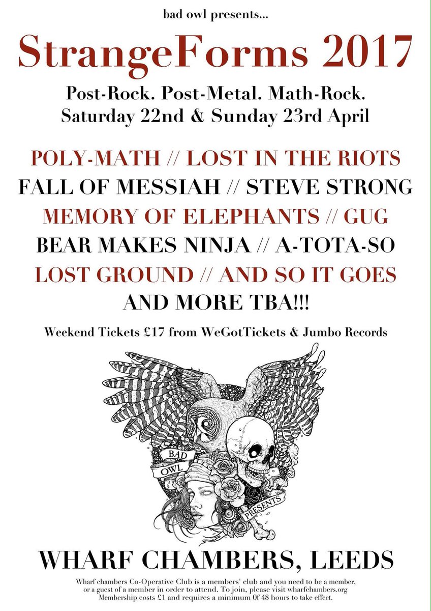 StrangeForms 2017!!
facebook.com/events/6653067…