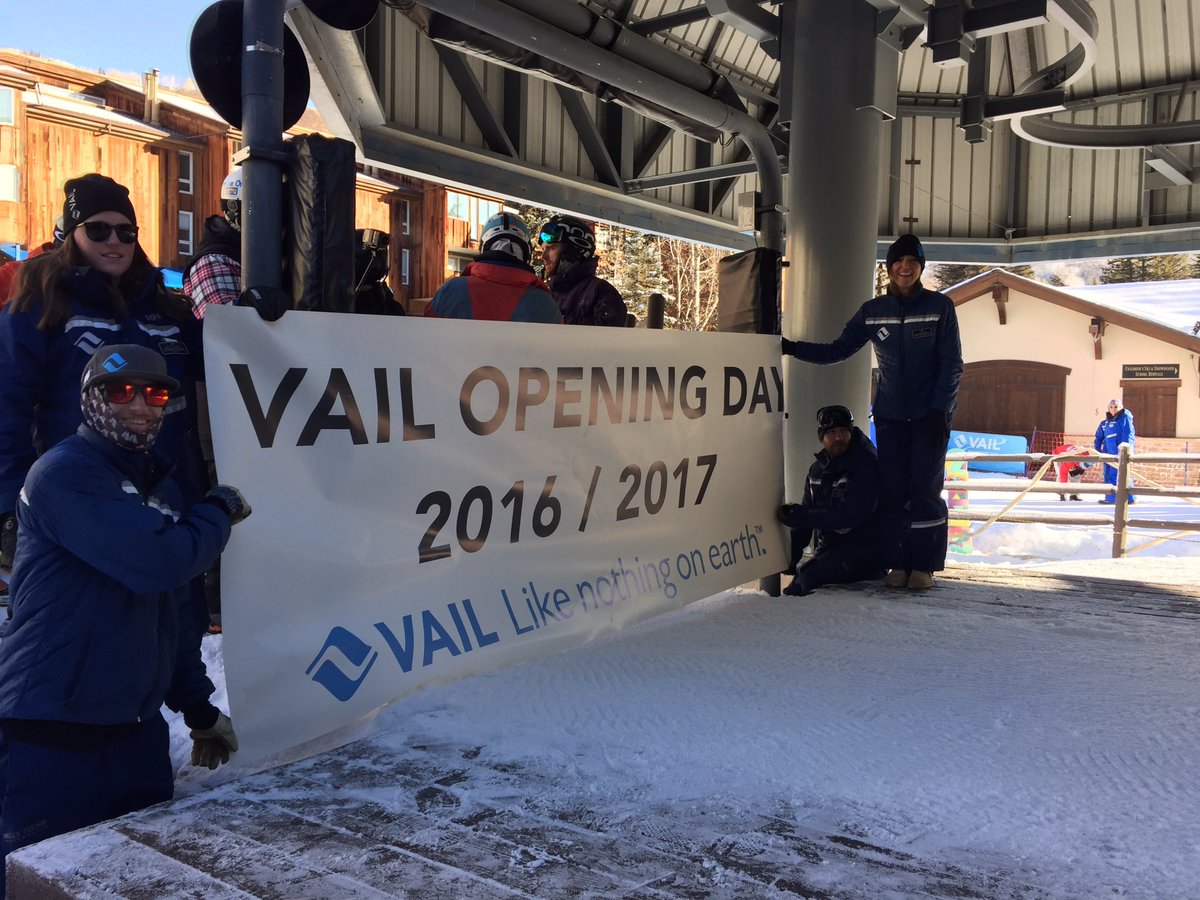 vailmtn's tweet photo. Let another amazing season begin! #VailOpening https://t.co/3UQ1tpuaPb