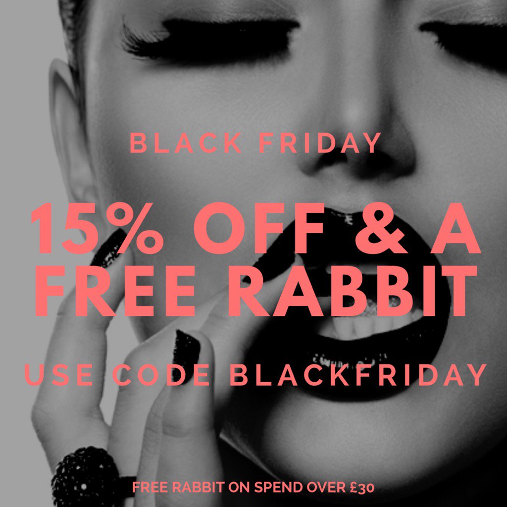 PinkPassionXXX's tweet photo. Time for another #BlackFriday #deal? 15% OFF everything &amp; a FREE Rabbit Vibrator at https://t.co/rOzTQDPNzT 🎉🍾💃 https://t.co/bsCJPmED6F