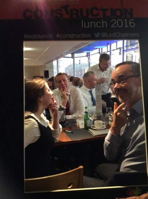 LedChalmers's tweet photo. Where's Arron? #ledslunch https://t.co/1dTmPE9O3M