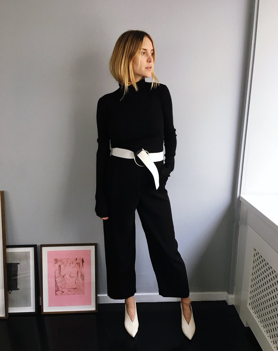 Back in Black wearing <a href="/mcq/">MCQ</a> available at t.cn/RfpOl6o #sponsored