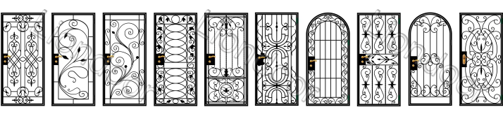 Входные двери Горизонталь черно белая - завод Qdoors Киев.