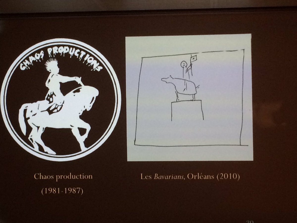 histgeoblog's tweet photo. #40ansduPunk @philharmonie #KominternSect logos johanniques couverture médiatique scène #oï https://t.co/1uP22w4OYS