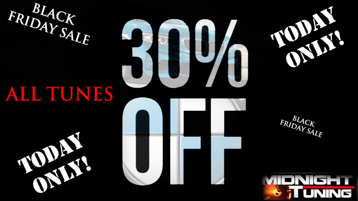 mtstuning's tweet image. 30% off today only . Valid till midnight     

Sales contact : info@midnight-tuning.com 

#bmw #bmwperformance