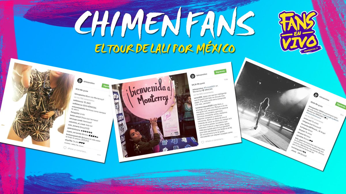 fansenfwtv's tweet photo. #ChimenFans Twitterooo ¿Vieron las fotos de @laliespos en México? IMPRESIONANTE♥ TE AMAMOS LALI 😍 https://t.co/aE5URWNvhq