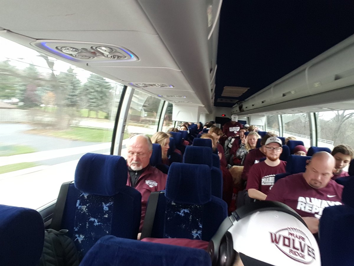 PrairieRidgeFB's tweet photo. On the bus #statebound #stateweek #CTMSIMC https://t.co/WjPvP7HzZN