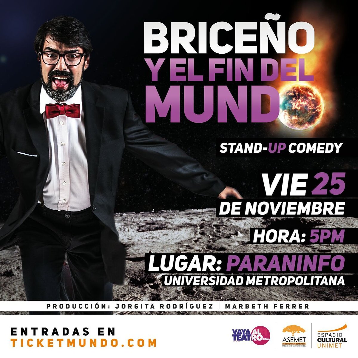 Puedes comprar las entradas para el show directamente en la taquilla de Ticketmundo en la <a href="/Unimet/">Unimet</a>