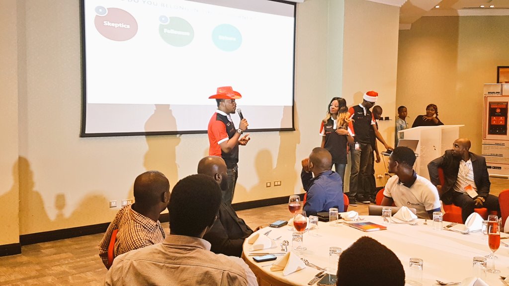 DemolaExpoze's tweet photo. Aramide & Bright taking their note on Digital Transformation
#RelianceCiC https://t.co/lKcSuM9GaZ