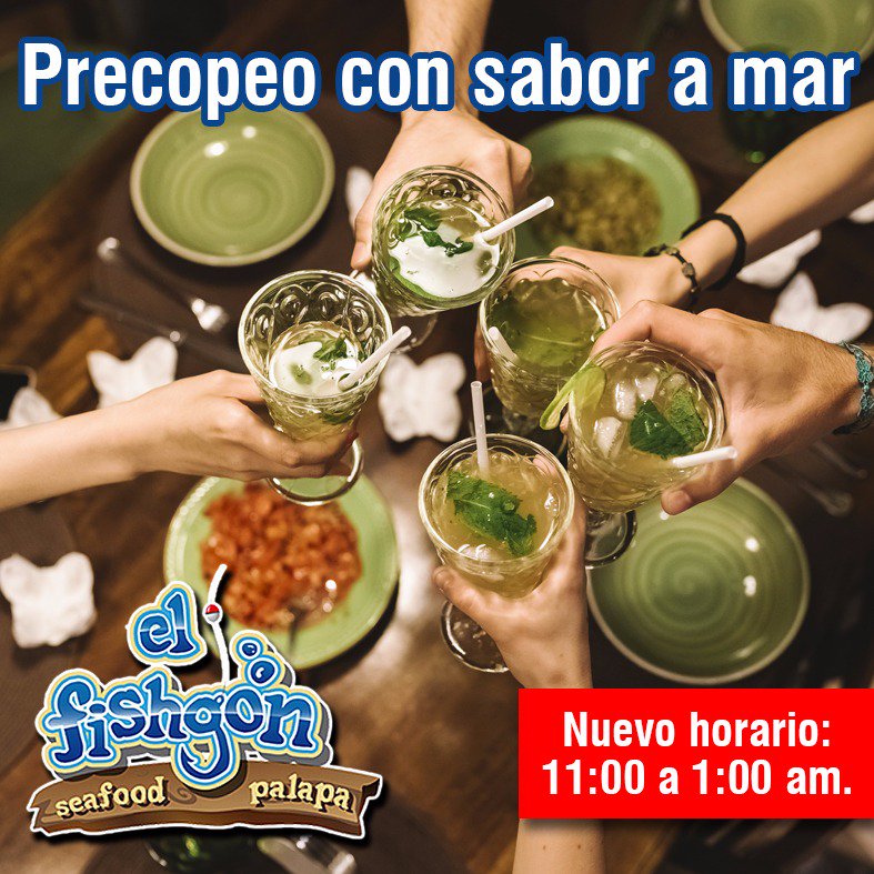 el_fishgon's tweet photo. Que tal un precopeo con sabor a mar en #ElFish
#DáteGusto
Tel:1214825 https://t.co/JdZY84laHQ