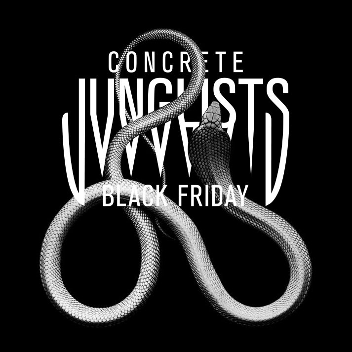 Black Friday Sale our biggest sale until midnight tonight concretejunglists.com