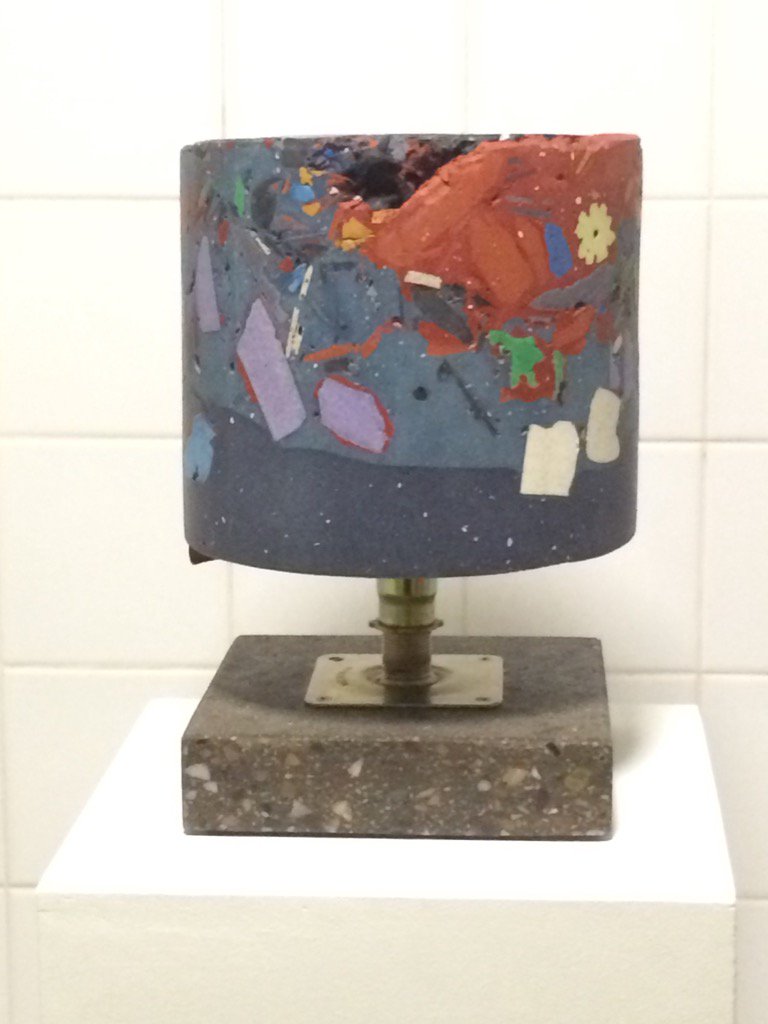 russelltcoleman's tweet photo. Chance composition from a bucket. Concrete but not as you know it.Shipping to Edinburgh  #VAS2016  #FLY2016 https://t.co/7h1IcBBw0R