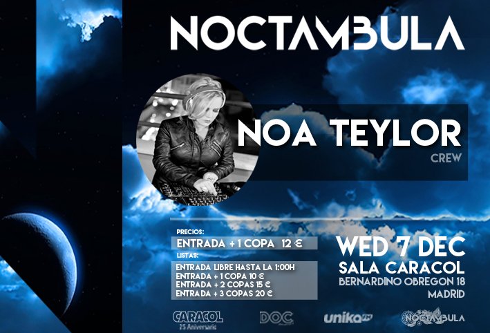 Nuevo proyecto en Madrid después de unos meses por tierras Caribeñas @SesionNoctambula. No te lo puedes perder!!
