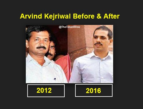 TheTimesWOW's tweet image. Arvind Kejriwal Before and After! 

#बन्द_के_जयचन्द
#DeMonetisation #ModiNoteGate