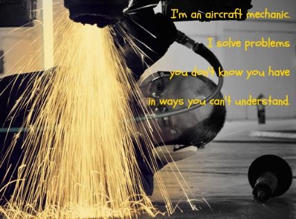 TradeAPlane's tweet image. #aviationhumor #mechanichumor #aircraftmechanic #problemsolver #flyingisahabit #tgif #flyday