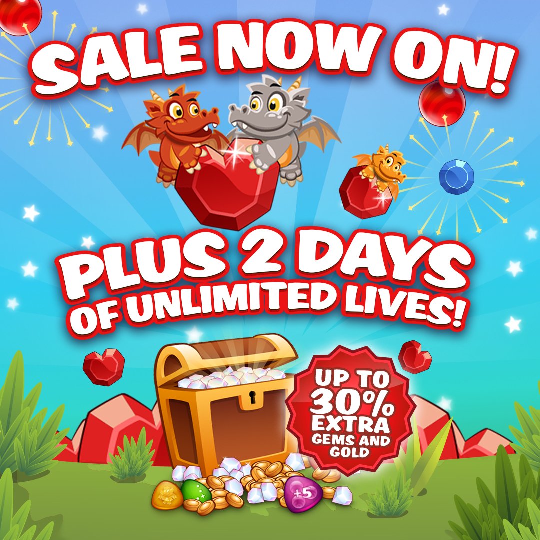 BubbleBlazeGame's tweet photo. Receive EXTRA Gems and Gold on selected purchases while enjoying 2 days of unlimited lives this Thanksgiving weekend! https://t.co/upCjd6Eyvy