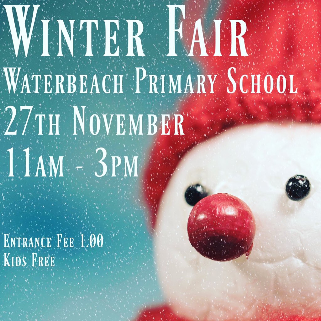 waterbeachpta's tweet photo. @BBCCambs please help us raise money for Waterbeach Primary School this weekend. https://t.co/KjiAWhKcCO