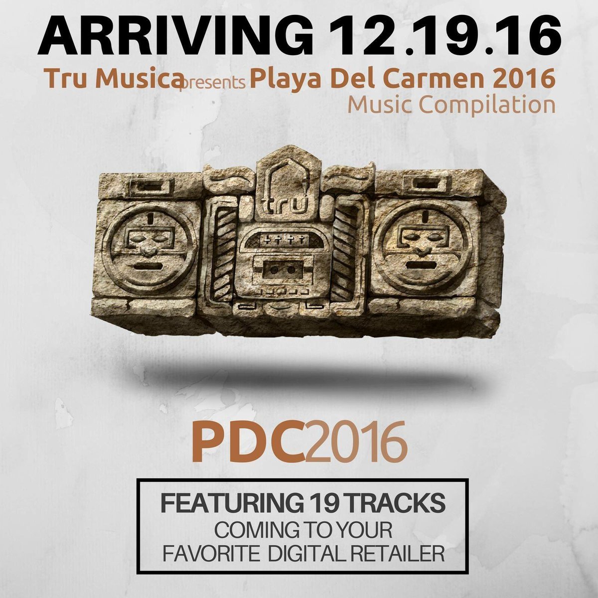 trumusica's tweet photo. We are excited to announce that we have finalized 19 Tracks for the
#PDC2016 Compilation. Arriving December 19, 2016. @traxsource @beatport https://t.co/RO39eANbgr