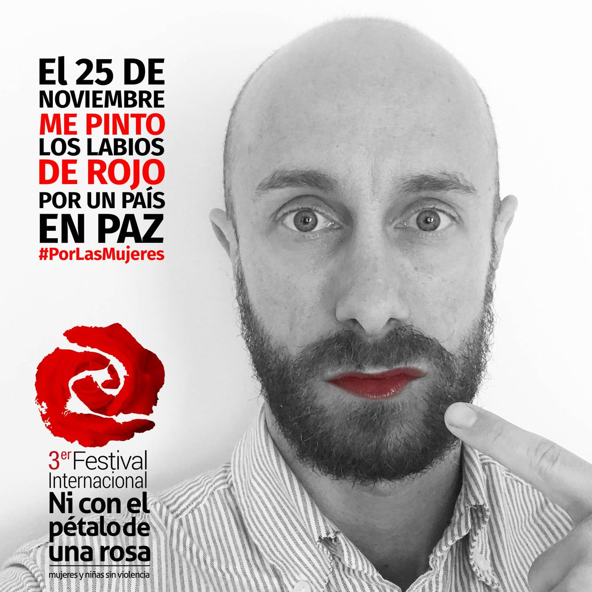 Mi guapo <a href="/marcsorli/">Marc Sorli</a> siempre apoyándonos desde <a href="/BePrettyco/">BePretty Colombia</a> en el festival #NiConElPetaloDeUnaRosa  #SumateTuTambien bit.ly/2g13Mcq