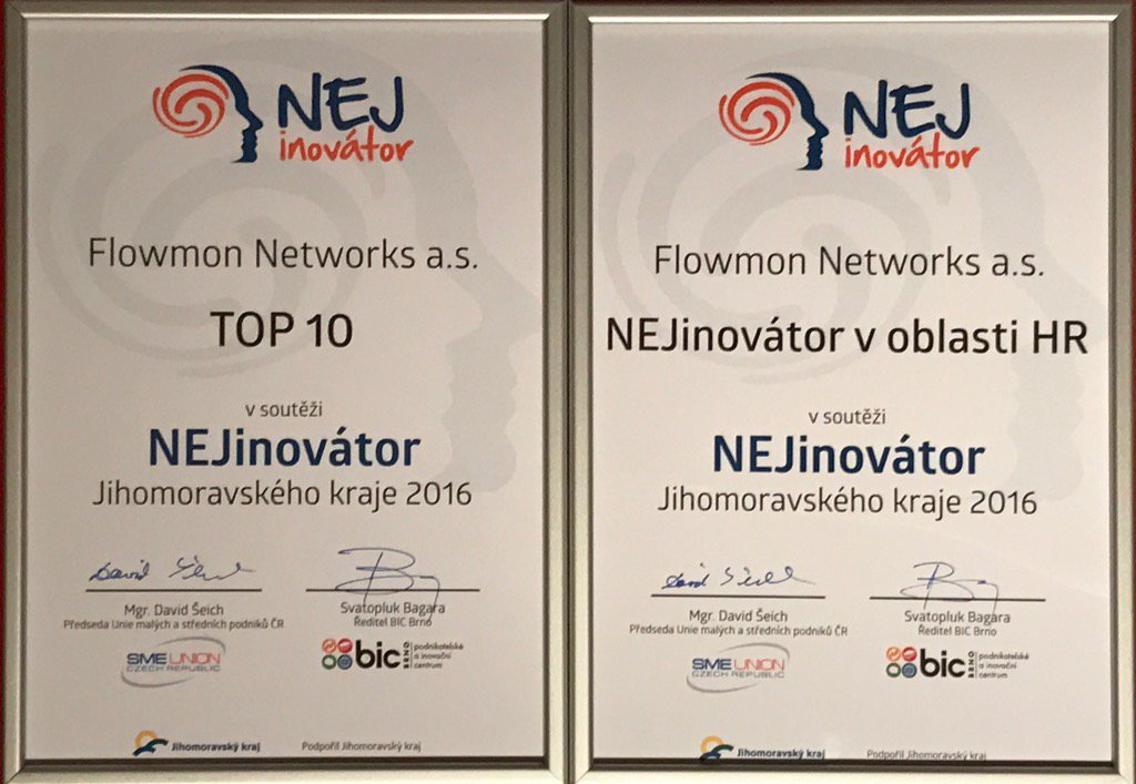pspringl's tweet photo. Very successful week. Another two awards for @FlowmonNet https://t.co/gljd1ewEFw