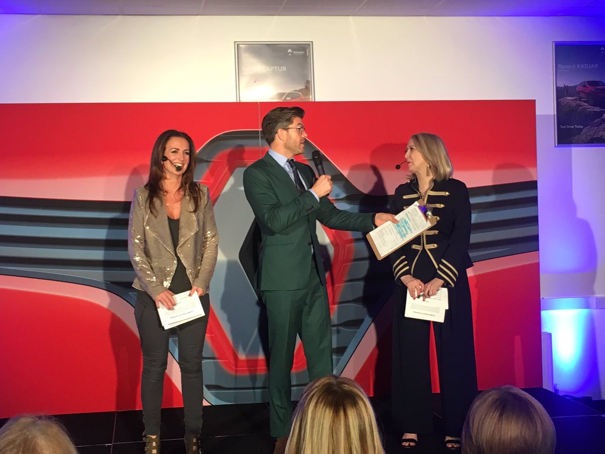 renaultireland's tweet photo. It's all happening @JoeMallonMotors this evening for #stylegames with @Darrenken @lorrainekeane @bairbrepower @oheapr #mallons30th https://t.co/tFdIOvVBRd