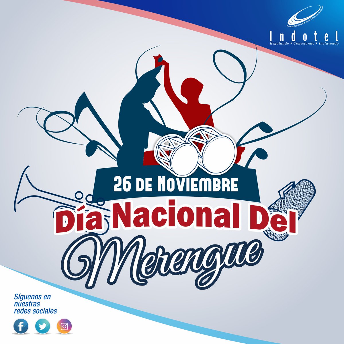 IndotelRD's tweet photo. Tenemos una ocasión especial para bailar y celebrar con el género musical más dominicano. ¡Qué viva el merengue! https://t.co/WSP1ps0OkO