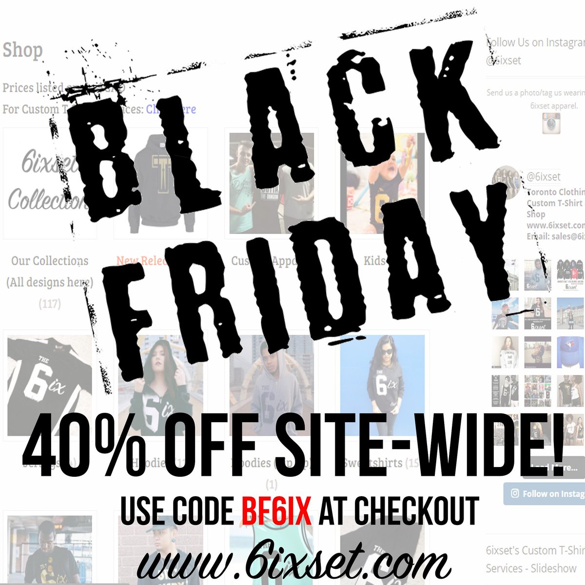 the6ixset's tweet photo. Black Friday Sale
https://t.co/WLDO0VHxrb
#repyourset #6ixset #6ixsetapparel #toronto #the6ix #rtz #raptors #bluejays #the6 #blackfriday https://t.co/BCqnNfjrUM