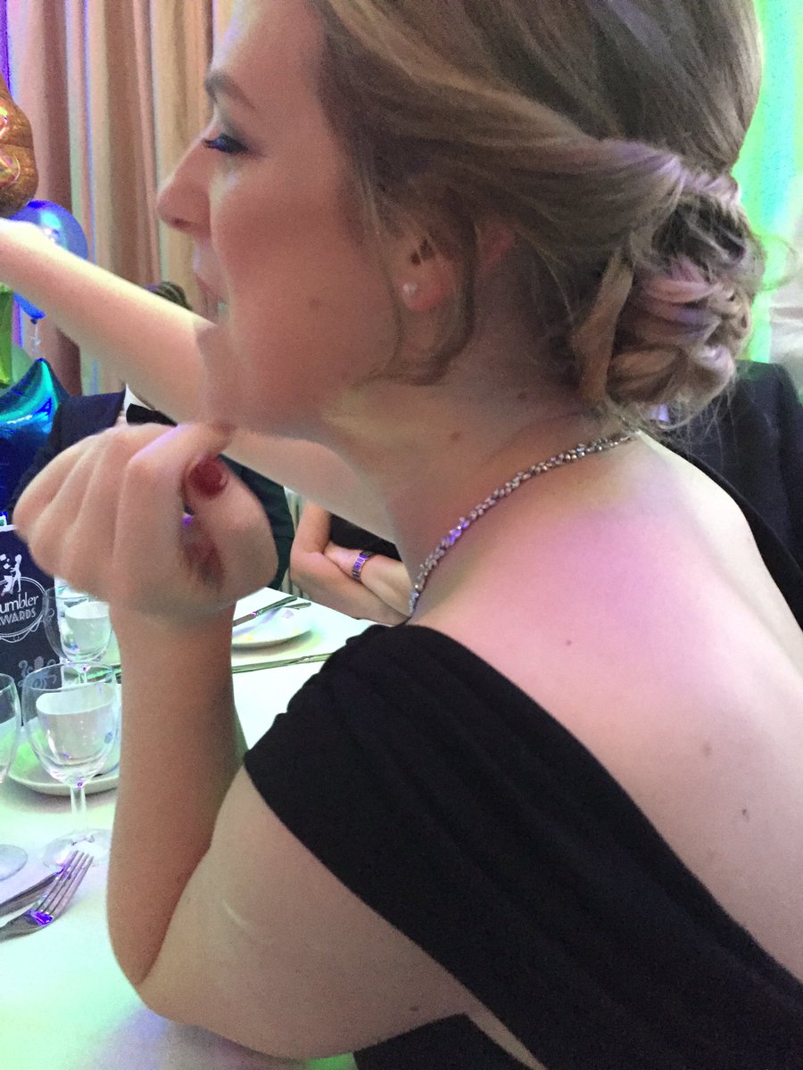 The boss of Brightwater is sitting right next to me! #starstruck #mumblerawards