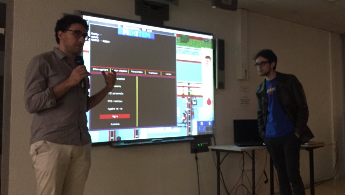 Quentin_HI's tweet photo. Présent* @RetrospitalFR au Gamathon @SeGaMedFR
Tj aussi incroyable, jeu tt proche d'être prêt, ms comment le sortir? https://t.co/LeWPkCjyzS
