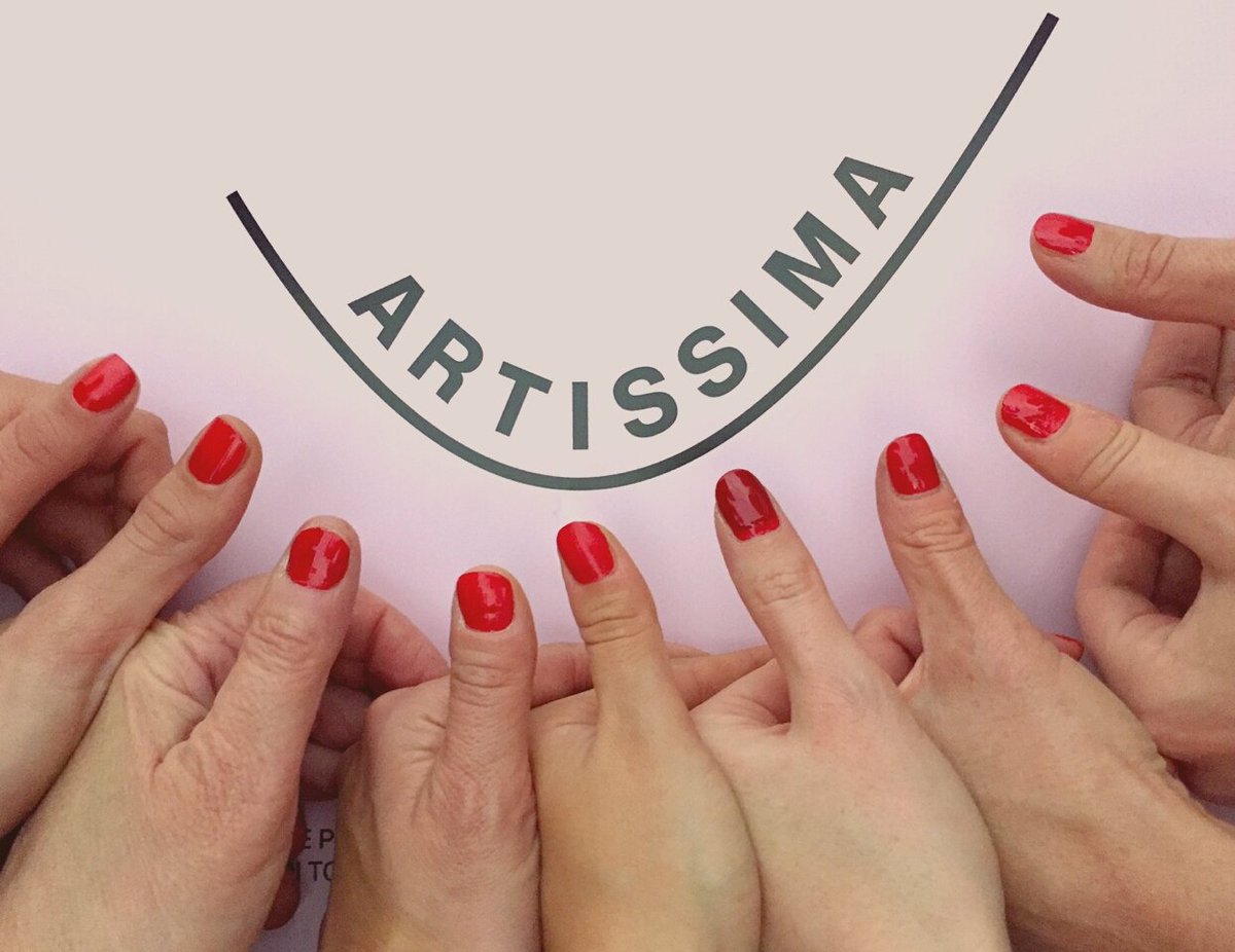 ArtissimaFair's tweet photo. #signitred: wear a visible mark to leave our mark #artissima sustains the International Day for the Elimination of Violence against Women https://t.co/88ht8cdBLd