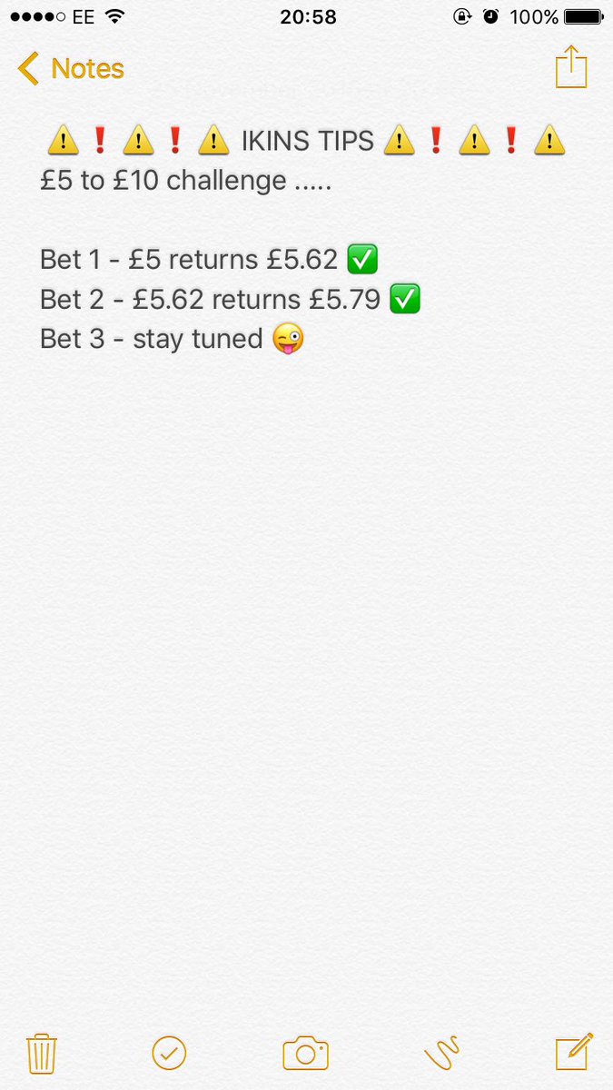 IkinsTips's tweet image. Absolutely smashing it recently!!!!!! Retweet get your pals following !!!