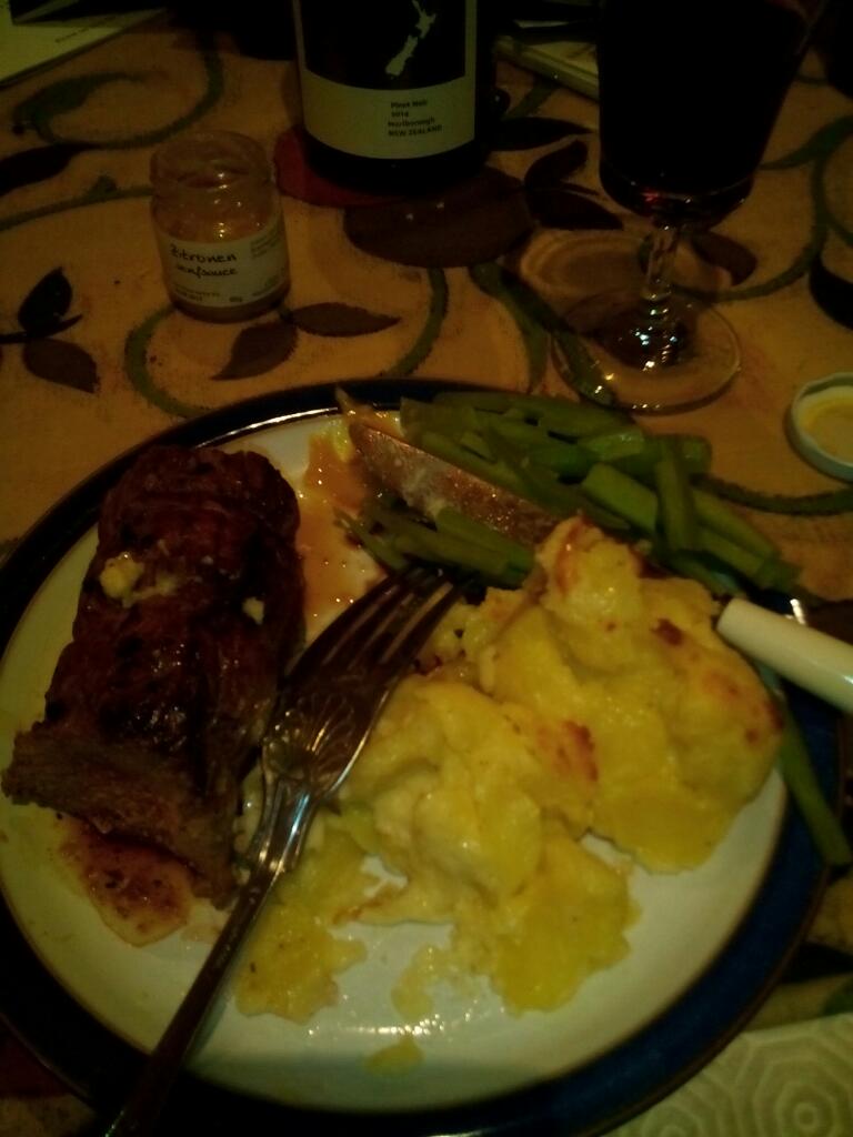 Robin Tuke (@hardiesmill) on Twitter photo Lovely supper of our fast-cook mini-roast with lemonmustard & <a href="/littlebeauty/">Little Beauty</a> Pinot Noir. Vg pairing from <a href="/Mizen_Head/">Mizen Head</a> Lovely supper of our fast-cook mini-roast with lemonmustard & <a href="/littlebeauty/">Little Beauty</a> Pinot Noir. Vg pairing from <a href="/Mizen_Head/">Mizen Head</a>