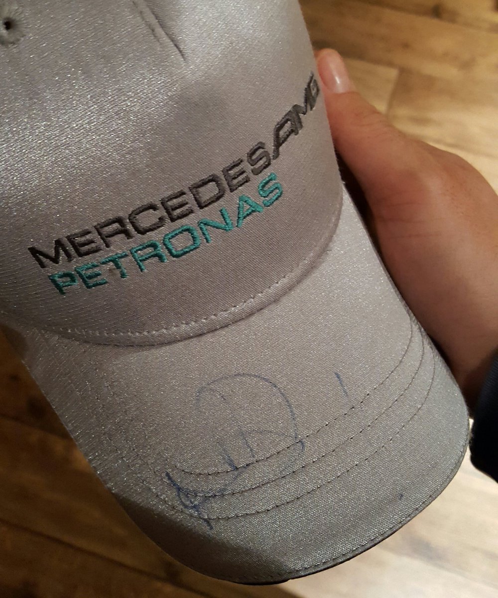 paul_beavis's tweet photo. @nico_rosberg Wearing my good luck hat. Send it home this weekend. Don't let bloody Hamilton phase you #amg #NR6 #wdc #win #WeBelieveInYou https://t.co/9hQp1pPMY2
