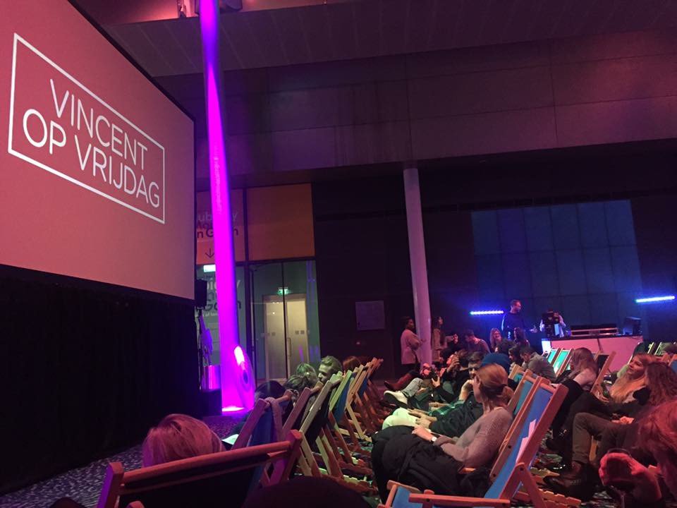 #LovingVincent at the <a href="/vangoghmuseum/">Van Gogh Museum</a> for 'Vincent on Friday' this evening. Thanks for having us!