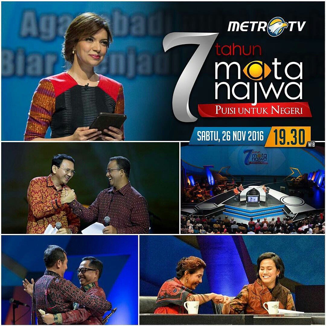 Yuks merapat ke <a href="/MataNajwa/">Mata Najwa</a> #7thMataNajwa seru bareng <a href="/NajwaShihab/">Najwa Shihab</a> ❤️