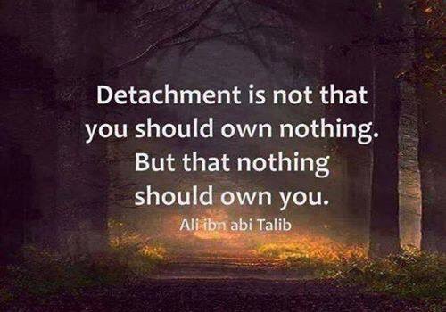 estherjacobs's tweet photo. "Detachment is not that you should own nothing, but that nothing should own you." Wise words. #minimalism #digitalnomad https://t.co/zfPEAIYMtP