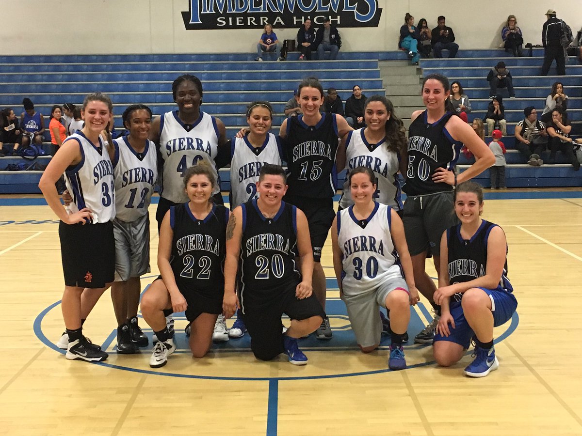 Girls basketball alumni game this evening! #SierraNation
